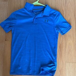 Under Armour Kids Blue Polo Shirt